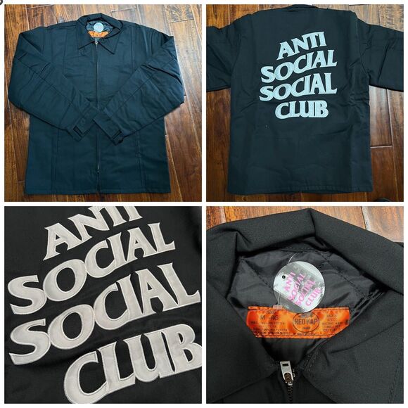 Anti Social Social Club Dropout Work Jacket - Picture 1 of 7